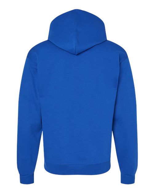 Hanes P170 EcoSmart Hooded Sweatshirt - Athletic Royal - back