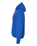 Hanes P170 EcoSmart Hooded Sweatshirt - Athletic Royal - side