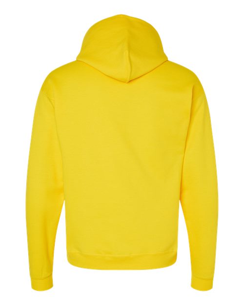 Hanes P170 EcoSmart Hooded Sweatshirt - Athletic Yellow - back