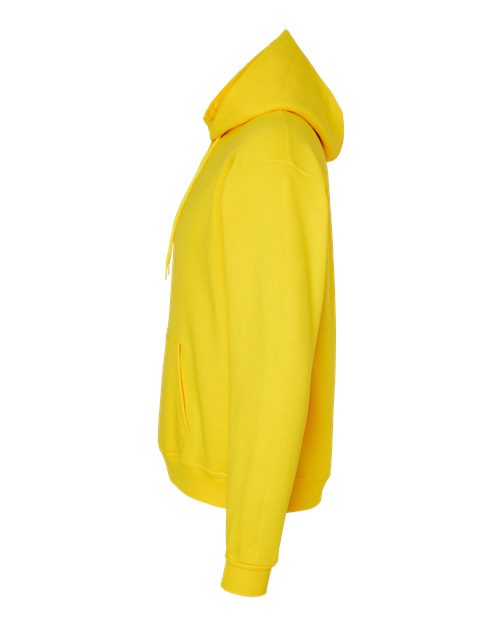 Hanes P170 EcoSmart Hooded Sweatshirt - Athletic Yellow - side