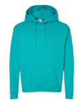 Hanes P170 EcoSmart Hooded Sweatshirt - Athletic Teal - flat front