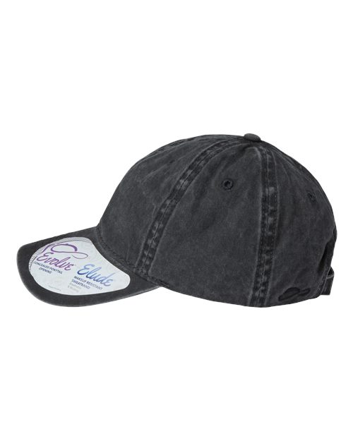 Infinity Her CASSIE Women's Pigment-Dyed with Fashion Undervisor Cap - Black/ Leopard - side