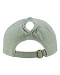 Infinity Her CASSIE Women's Pigment-Dyed with Fashion Undervisor Cap - Sage/ Polka Dots - back