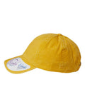 Infinity Her CASSIE Women's Pigment-Dyed with Fashion Undervisor Cap - Sunset Yellow/ Polka Dots - side