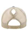 Infinity Her TESS Women's Washed Mesh-Back Cap - Cashmere Blue/ Floral - back