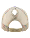 Infinity Her TESS Women's Washed Mesh-Back Cap - Lavender/ Stripes - back