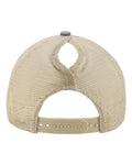 Infinity Her TESS Women's Washed Mesh-Back Cap - Light Grey/ Polka Dots - back