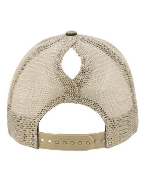 Infinity Her TESS Women's Washed Mesh-Back Cap - Olive/ Camo - back