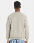 Hanes RS160 Unisex Perfect Sweats Crewneck Sweatshirt - Sand - model back