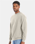 Hanes RS160 Unisex Perfect Sweats Crewneck Sweatshirt - Sand - model side