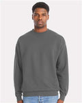 Hanes RS160 Unisex Perfect Sweats Crewneck Sweatshirt - Smoke Grey - model front