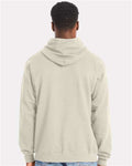 Hanes RS170 Unisex Perfect Sweats Hooded Sweatshirt - Sand - model back