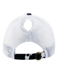 Infinity Her JANET Women's Printed Bill with Mesh Back Cap - Black/ Cow/ White - back