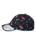 Infinity Her HATTIE Women's Unstructured Fashion Prints Cap - Dark Navy/ Floral - side