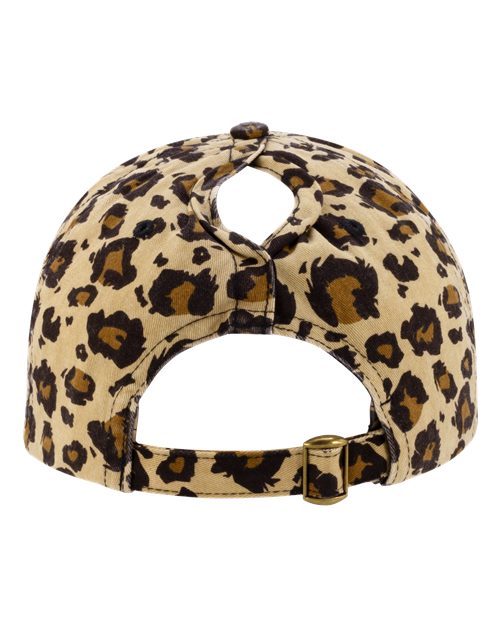 Infinity Her HATTIE Women's Unstructured Fashion Prints Cap - Leopard - back