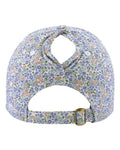 Infinity Her HATTIE Women's Unstructured Fashion Prints Cap - Light Pink/ Floral - back