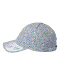 Infinity Her HATTIE Women's Unstructured Fashion Prints Cap - Light Pink/ Floral - side