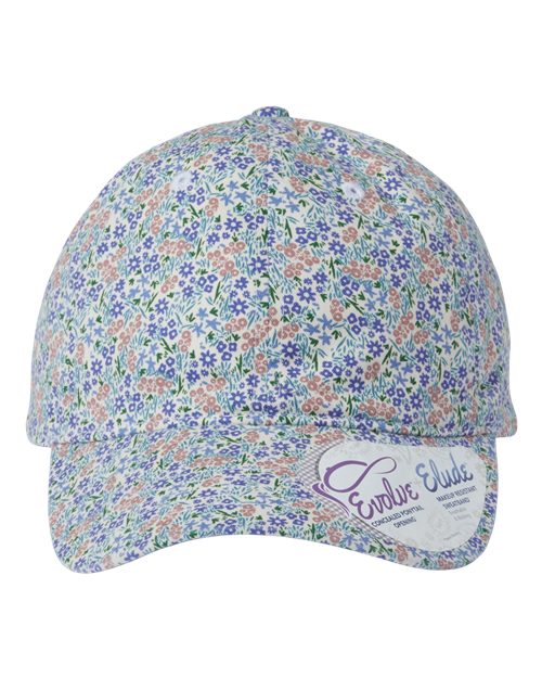 Infinity Her HATTIE Women's Unstructured Fashion Prints Cap - Light Pink/ Floral - front