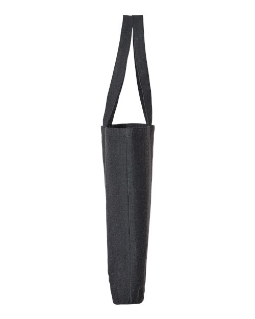 OAD OAD106R Midweight Recycled Gusseted Tote - Steel Grey - side