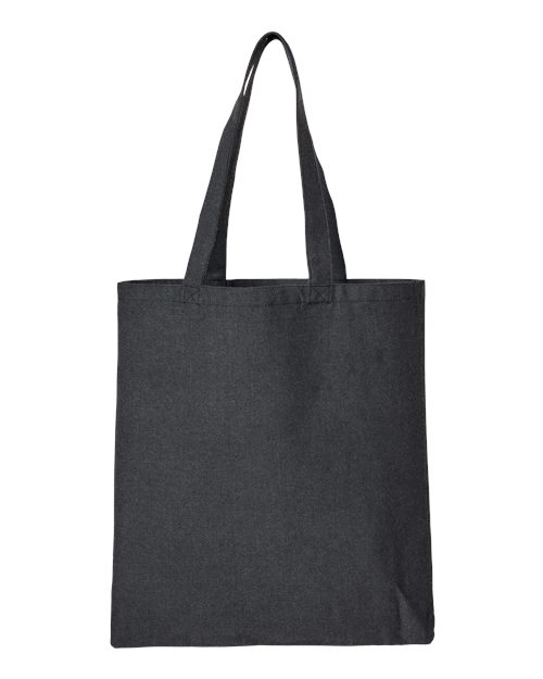 OAD OAD106R Midweight Recycled Gusseted Tote - Steel Grey - front