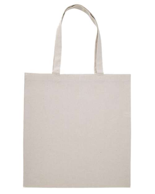 OAD OAD113R Midweight Recycled Tote Bag - Recycled Natural - back