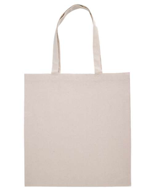 OAD OAD113R Midweight Recycled Tote Bag - Recycled Natural - front