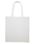 OAD OAD113R Midweight Recycled Tote Bag - White - front