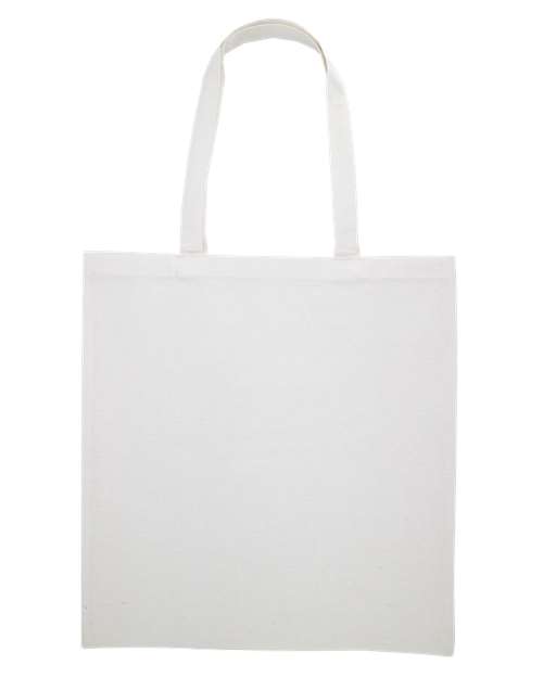 OAD OAD113R Midweight Recycled Tote Bag - White - front