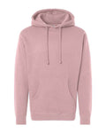 Independent Trading Co. IND4000 Heavyweight Hooded Sweatshirt - Dusty Pink - flat front