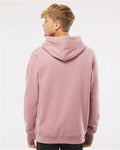 Independent Trading Co. IND4000 Heavyweight Hooded Sweatshirt - Dusty Pink - model back
