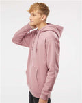 Independent Trading Co. IND4000 Heavyweight Hooded Sweatshirt - Dusty Pink - model side