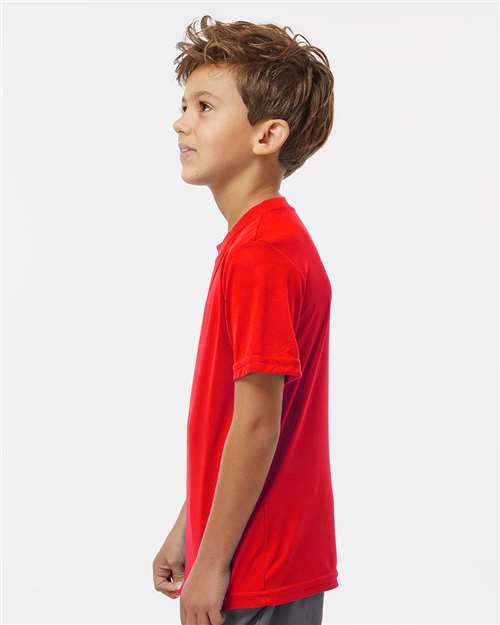 Augusta Sportswear 791 Youth Nexgen Performance T-Shirt - Scarlet - model side