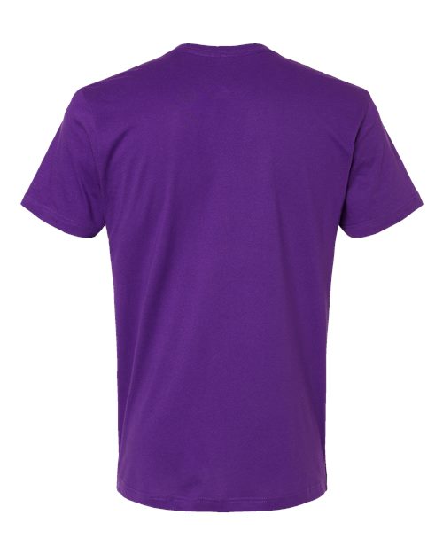 LAT 6901 Unisex Fine Jersey Tee - Pro Purple - back