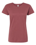 LAT 3516 Women's Fine Jersey Tee - Rouge - front