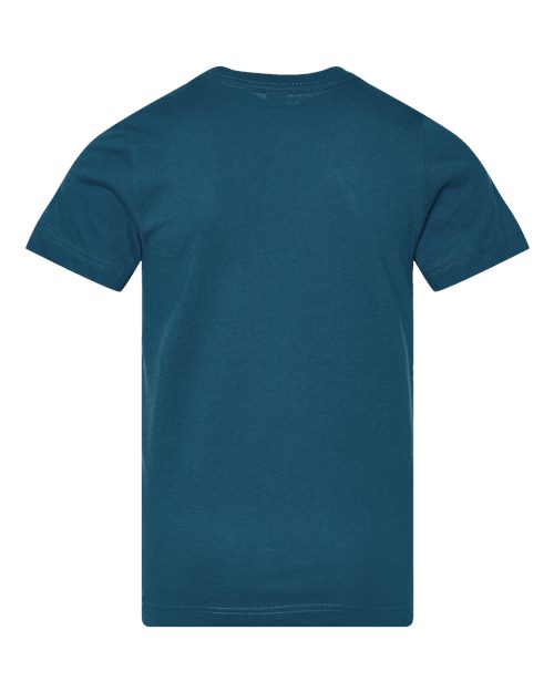 LAT 6101 Youth Fine Jersey Tee - Oceanside - back