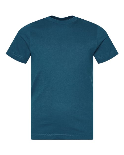 LAT 6101 Youth Fine Jersey Tee - Oceanside - front