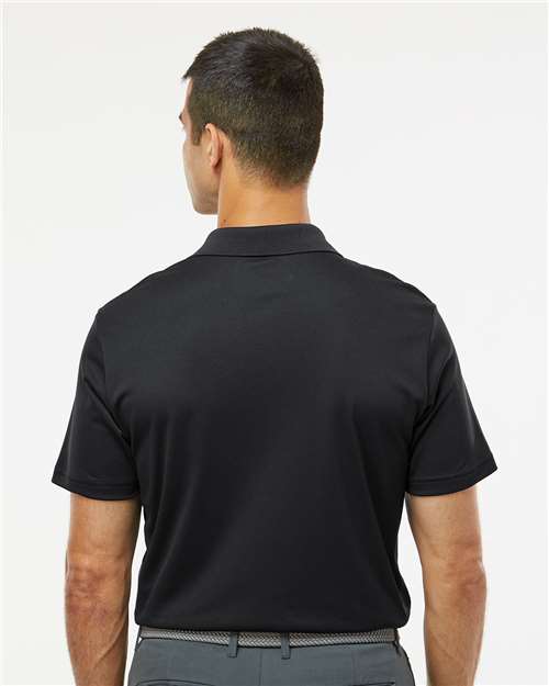 Adidas A430 Men's Performance Piqué Polo - Black - model back