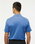 Adidas A430 Men's Performance Piqué Polo - Blue Fusion - model back