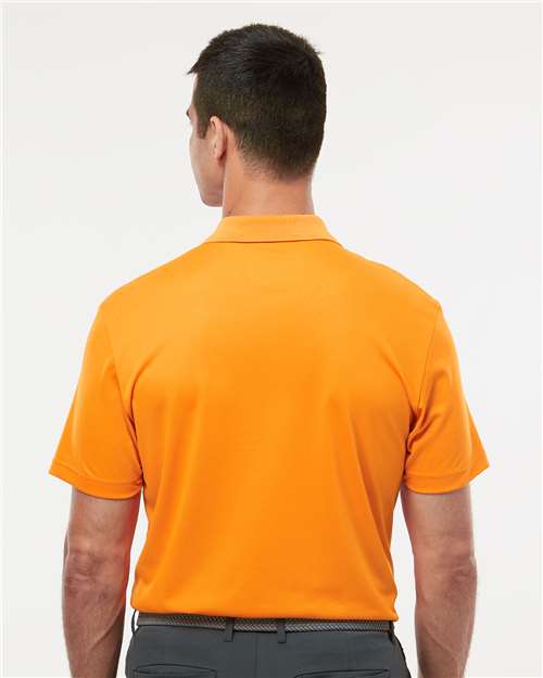 Adidas A430 Men's Performance Piqué Polo - Bright Orange - model back