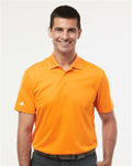 Adidas A430 Men's Performance Piqué Polo - Bright Orange - model front