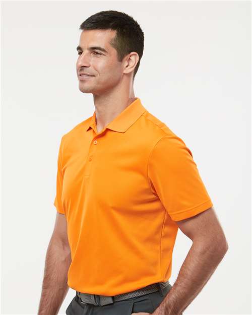 Adidas A430 Men's Performance Piqué Polo - Bright Orange - model side