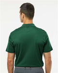 Adidas A430 Men's Performance Piqué Polo - Collegiate Green - model back