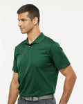 Adidas A430 Men's Performance Piqué Polo - Collegiate Green - model side