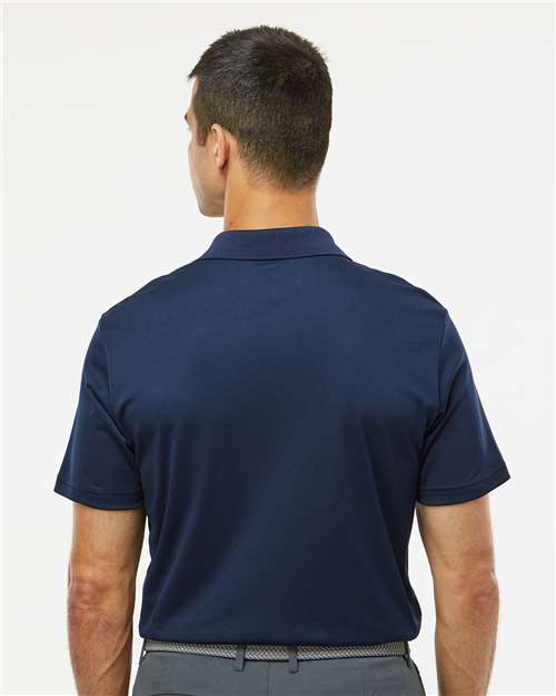 Adidas A430 Men's Performance Piqué Polo - Collegiate Navy - model back