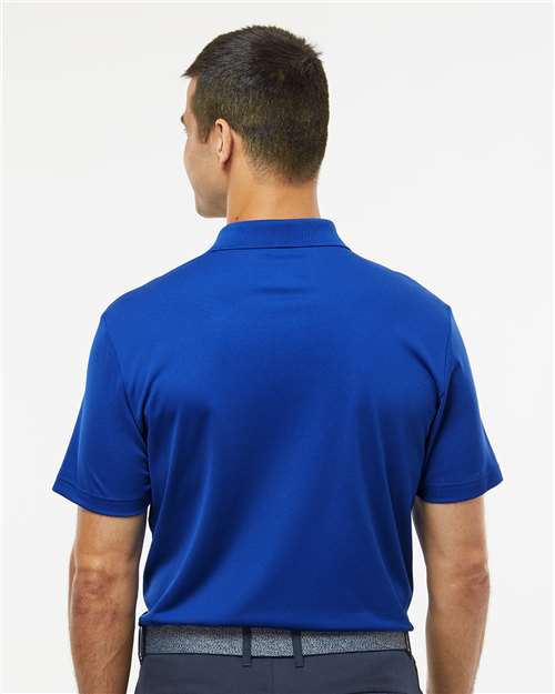 Adidas A430 Men's Performance Piqué Polo - Collegiate Royal - model back