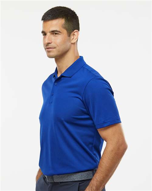 Adidas A430 Men's Performance Piqué Polo - Collegiate Royal - model side