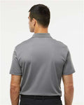 Adidas A430 Men's Performance Piqué Polo - Grey Three - model back
