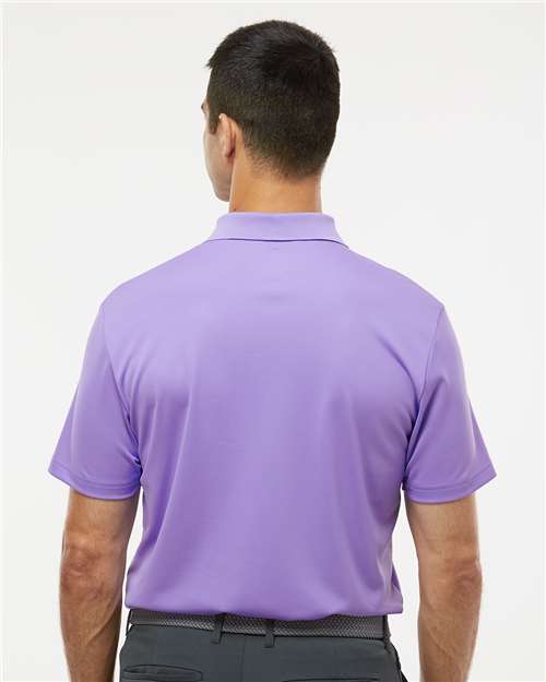 Adidas A430 Men's Performance Piqué Polo - Light Flash Purple - model back