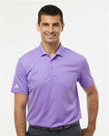 Adidas A430 Men's Performance Piqué Polo - Light Flash Purple - model front
