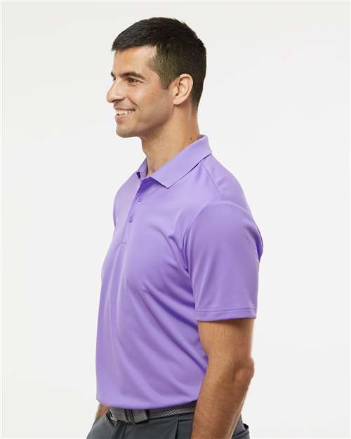 Adidas A430 Men's Performance Piqué Polo - Light Flash Purple - model side